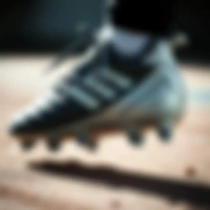 Side view of Adidas F10 cleats emphasizing comfort and durability