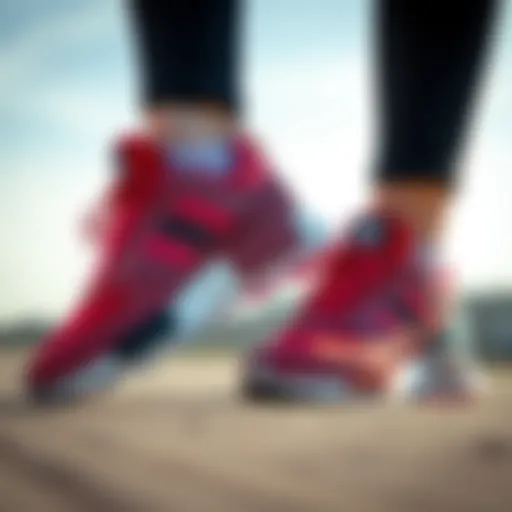 Adidas women's sneakers showcasing innovative design