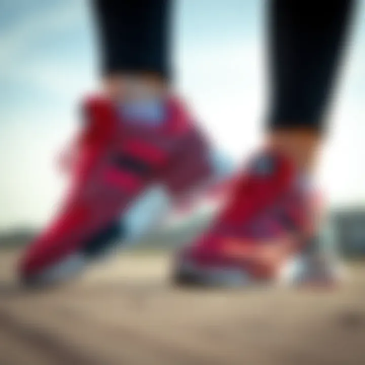 Adidas women's sneakers showcasing innovative design