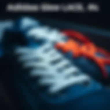 Comparison chart of Adidas laces versus competitors