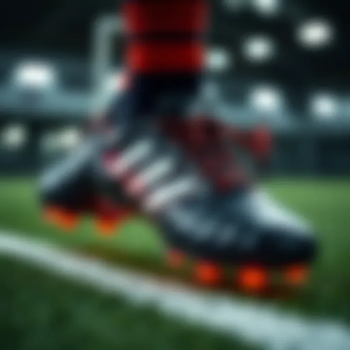Close-up of the technologies integrated into the Adidas Predator Accuracy.3.