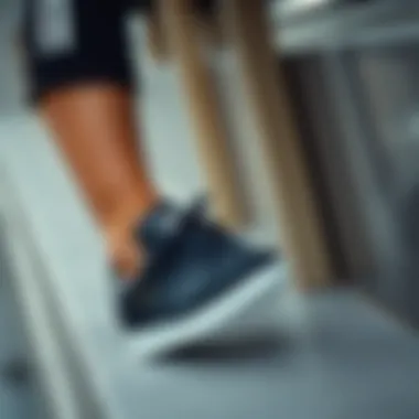 A stylish outfit featuring the adidas Samba women's black sports shoes, demonstrating versatile styling options.