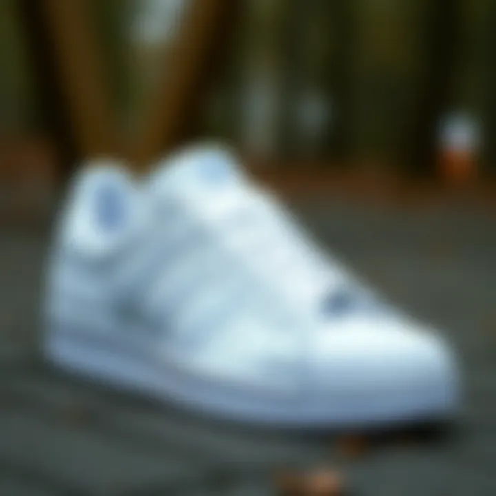 Elegant design of the Adidas Siyah Superstar