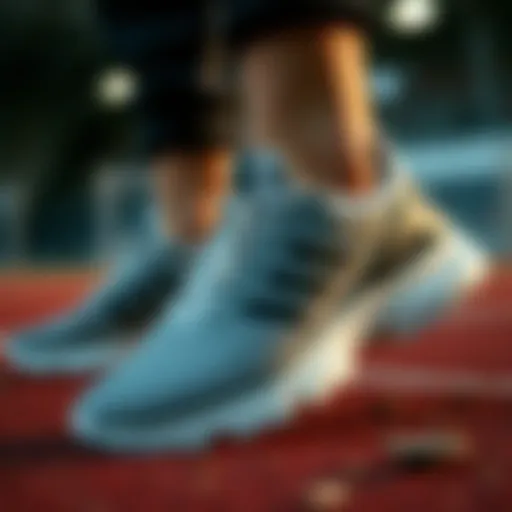 A close-up view of Adidas Terrex shoes showcasing their innovative design.