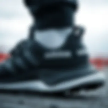 Detailed view of the technology behind Adidas Terrex footwear.