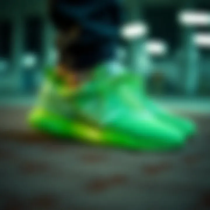 Stylish Adidas water green sneakers showcasing modern design