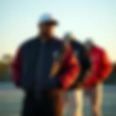 Stylish presentation of Air Jordan college jackets