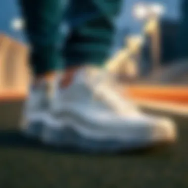 A comparison of comfort features in Airmax white sneakers versus traditional sports shoes