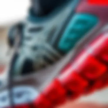 Close-up of ASICS Gel-Venture 6 technical features