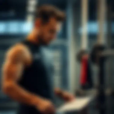 Athlete engaged in performance analysis