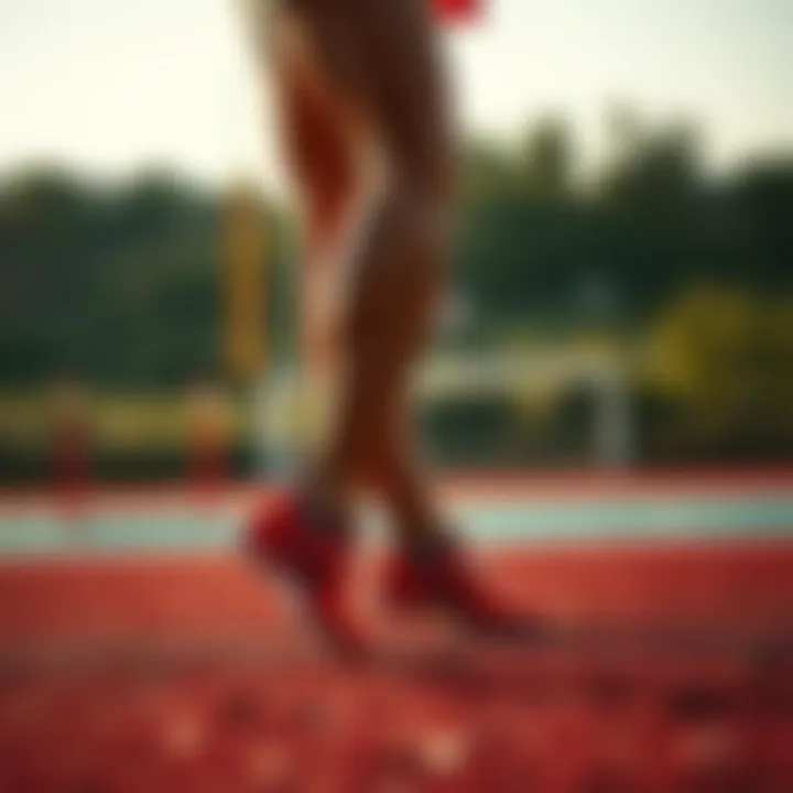 Illustration of strong leg muscles showcasing power and aesthetics