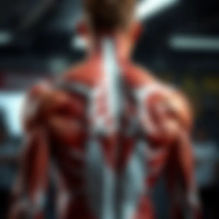 Anatomy of back muscles illustrated