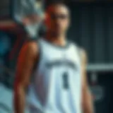 Stylish basketball apparel for fans