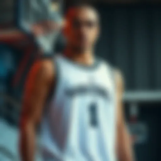 Stylish basketball apparel for fans