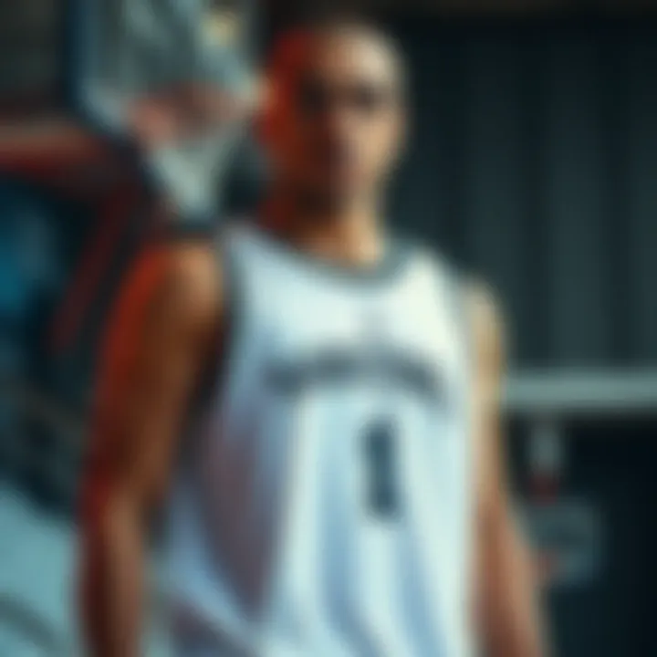 Stylish basketball apparel for fans