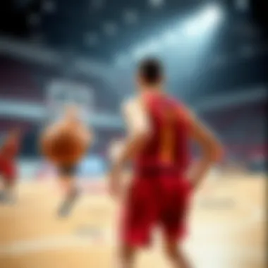 Illustration depicting various basketball positions and their responsibilities