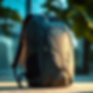 Trendy sports backpack with modern features