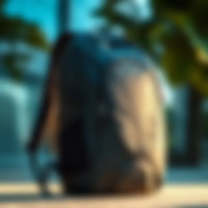 Trendy sports backpack with modern features