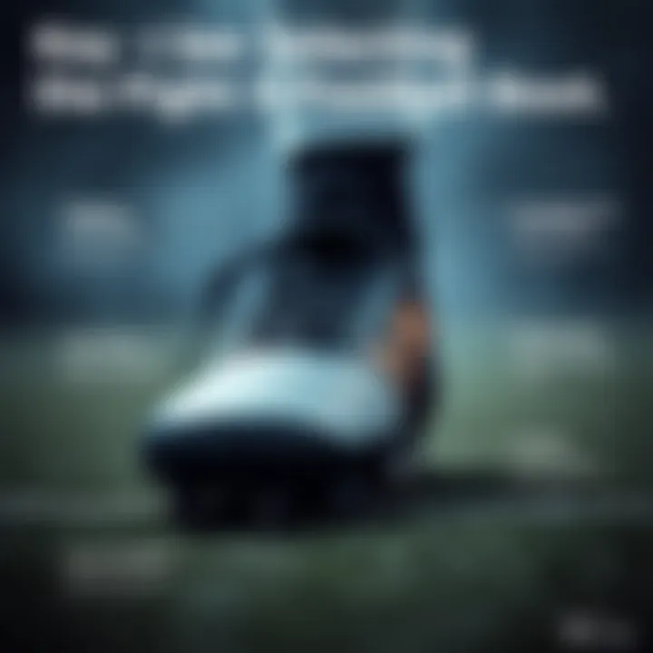 Infographic illustrating the key benefits of choosing the right football boot