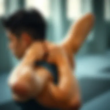 Stretching the neck for improved flexibility