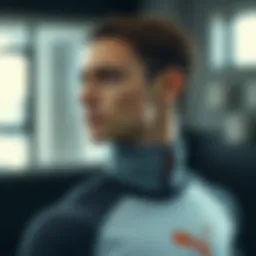 Demonstrating neck strengthening exercise safely