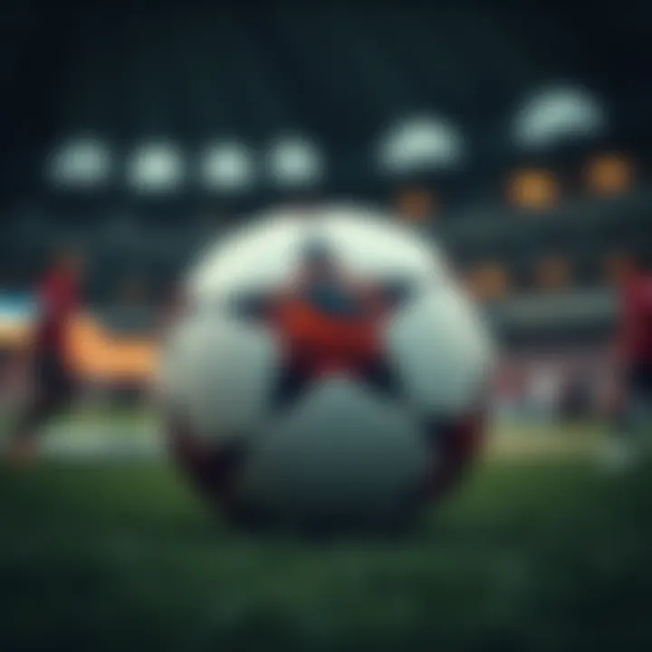 An illustration depicting market trends for the Champions League ball pricing