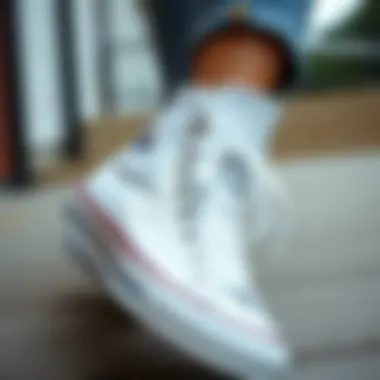 Stylish outfit featuring Converse high-top footwear