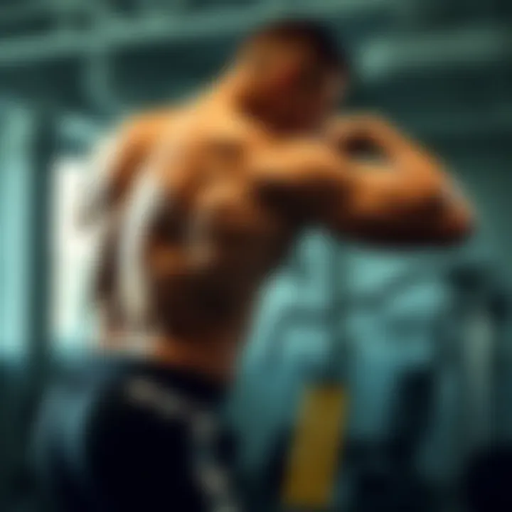 Demonstration of various deltoid exercises