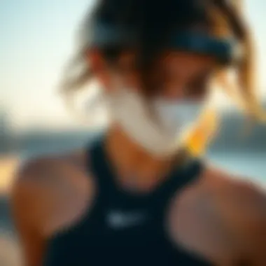 Illustration of appropriate sportswear designed to minimize skin issues during workouts