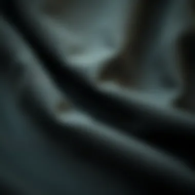 Close-up of fabric showcasing the quality and texture of drill clothing