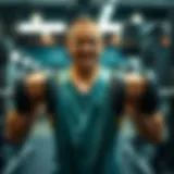 Proper form during dumbbell press