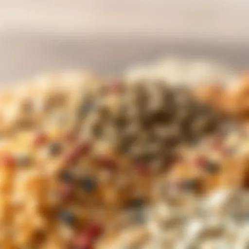 Colorful array of alternative grains and seeds