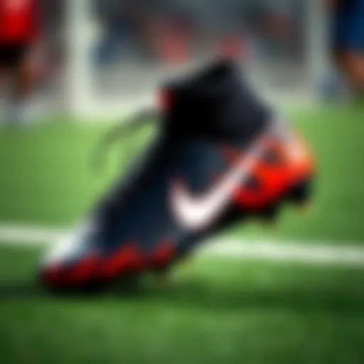 Stylish Nike football boots arrangement