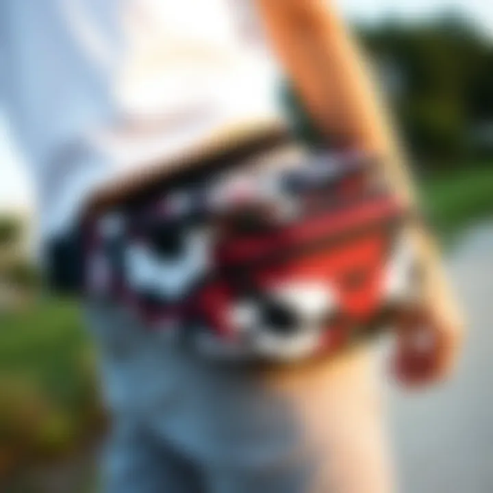 Trendy Waist Bag Trendy waist bag emphasizing current fashion trends