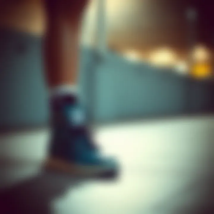 Fashionable outfit complemented by Adidas boots