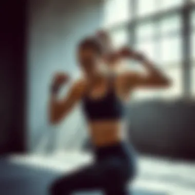 Dynamic workout session showcasing versatility in fitness apparel.