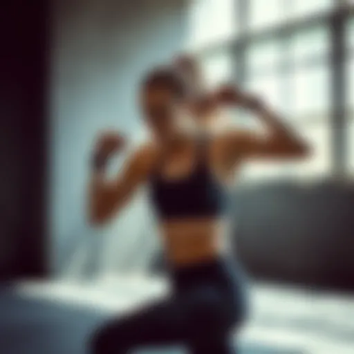 Dynamic workout session showcasing versatility in fitness apparel.