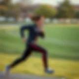 Dynamic runner in motion