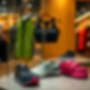 Running gear displayed elegantly