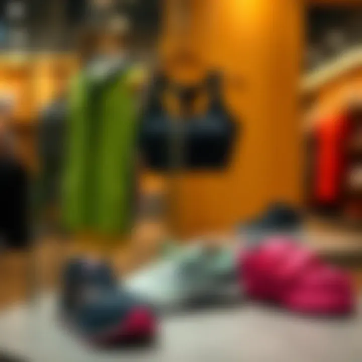 Running gear displayed elegantly