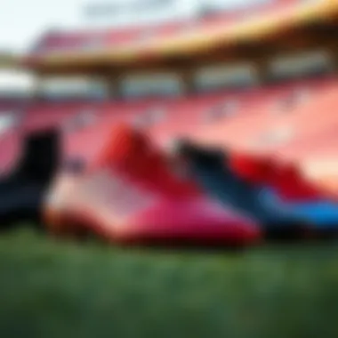 A selection of Galatasaray football boots showcasing various models