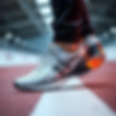 Dynamic Design of Galaxar Running Shoes Dynamic view of Galaxar running shoes showcasing innovative design