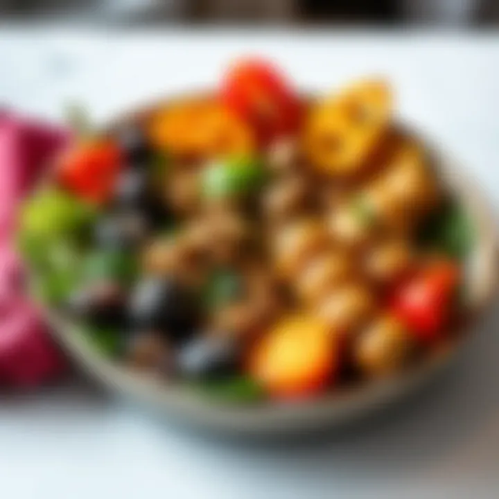 Healthy meal plan complementing core workouts