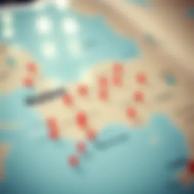 Map highlighting Hammer Jack sales locations across Turkey