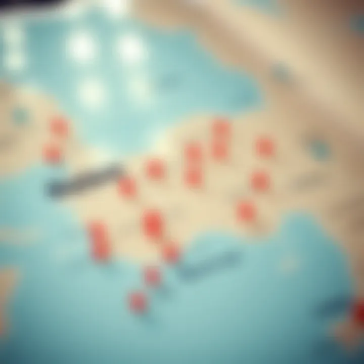 Map highlighting Hammer Jack sales locations across Turkey