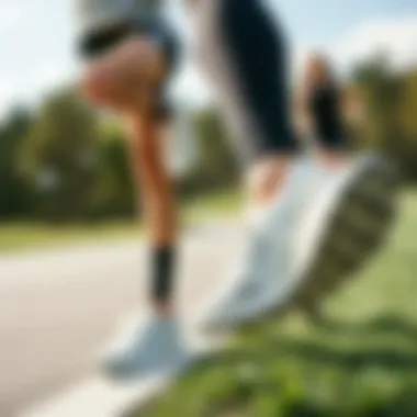 Athletes engaging in outdoor sports wearing Hummel shoes