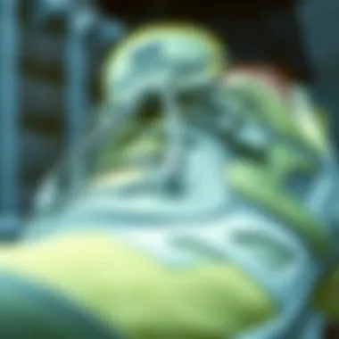 Close-up of Hummel outdoor shoe design features