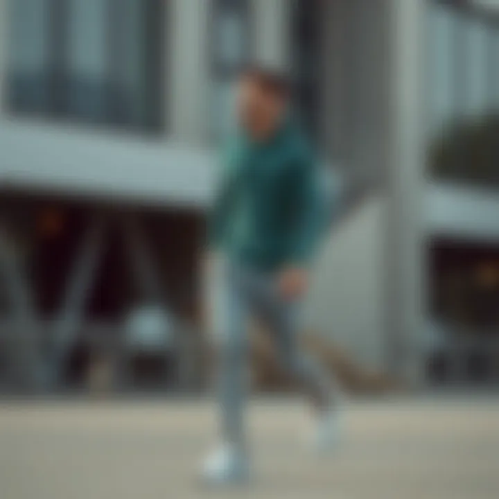 Fashionable athleisure outfit combination