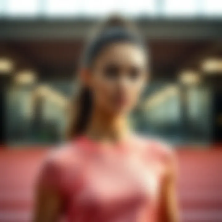 Modern fitness attire inspiring motivation