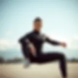 Innovative sportswear design showcasing functionality